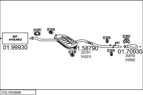 MTS VOLV45309A003982