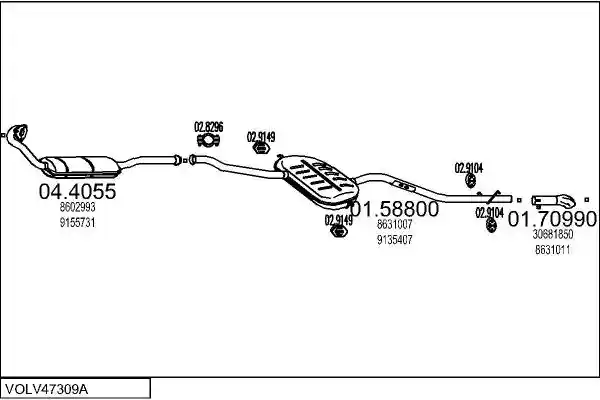 MTS VOLV47309A005392