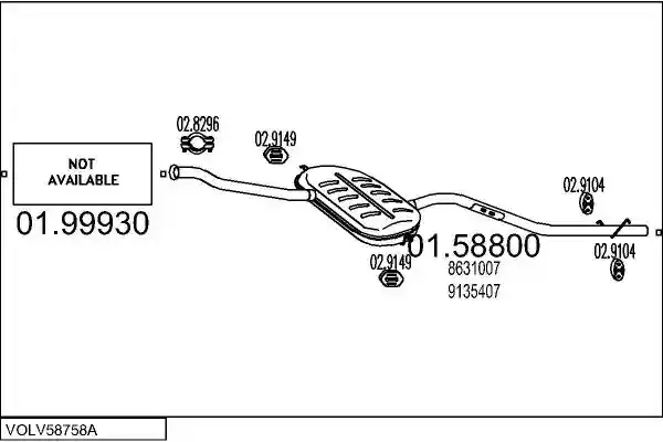 MTS VOLV58758A008424