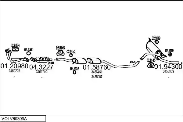 MTS VOLV60309A002828