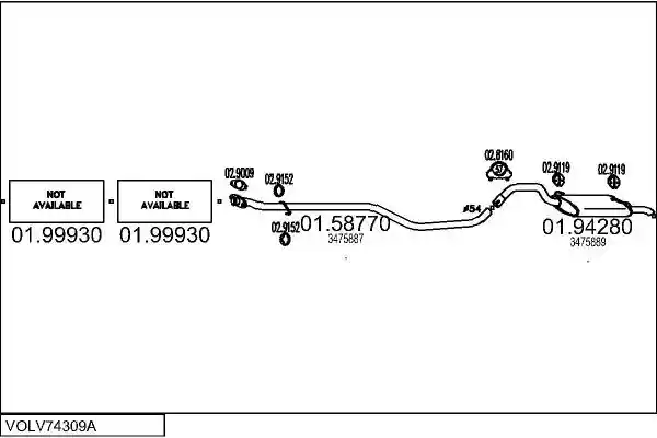 MTS VOLV74309A004000