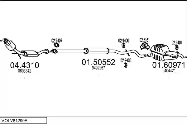 MTS VOLV81299A016476