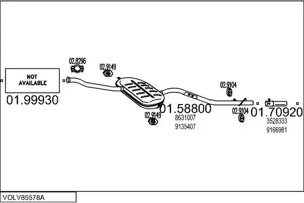 MTS VOLV85578A007253