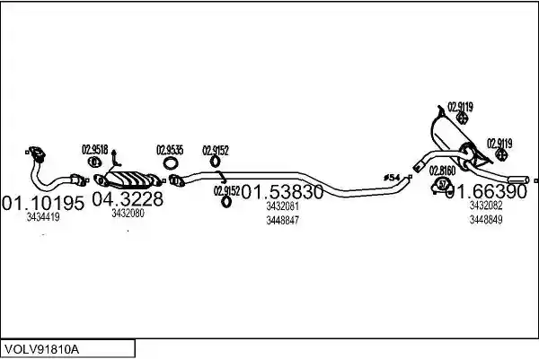 MTS VOLV91810A002825 MTS VOLV91810A002825