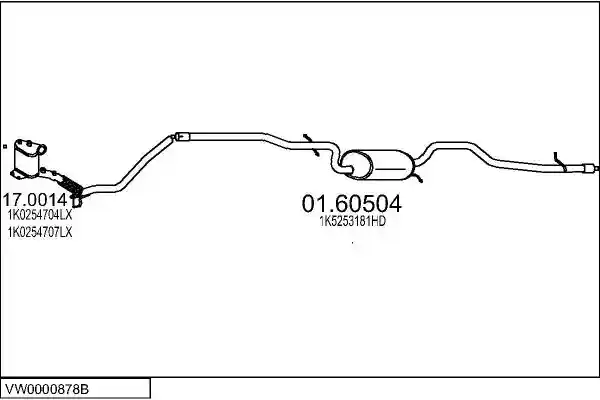 MTS VW0000878B133524