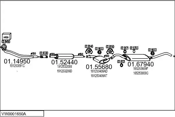 MTS VW0001650A008052