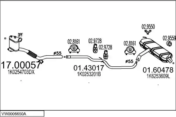 MTS VW0006650A019961