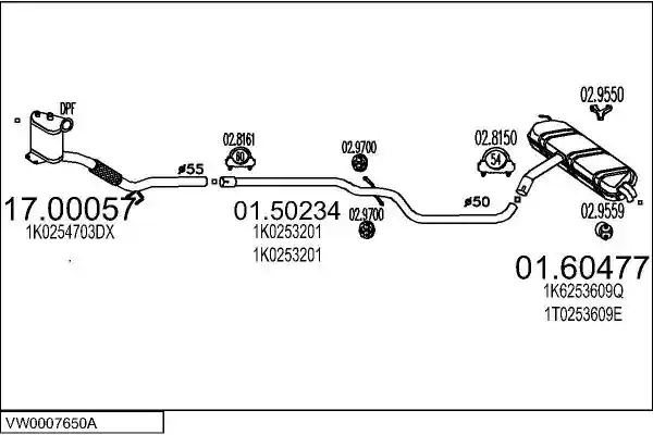 MTS VW0007650A017484