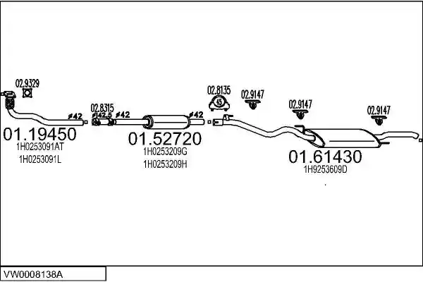 MTS VW0008138A136938