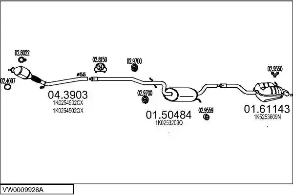 MTS VW0009928A028167