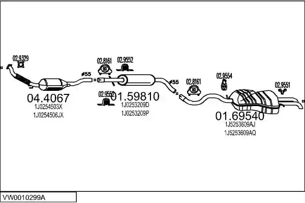 MTS VW0010299A058269