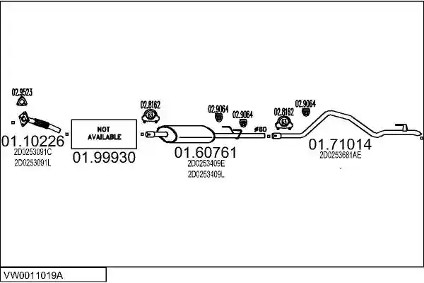 MTS VW0011019A016798