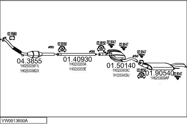 MTS VW0013650A001868