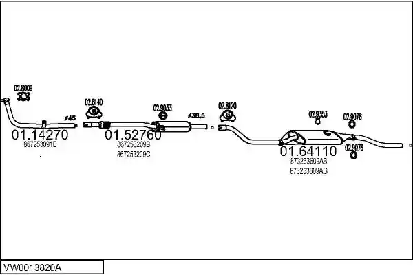 MTS VW0013820A004844