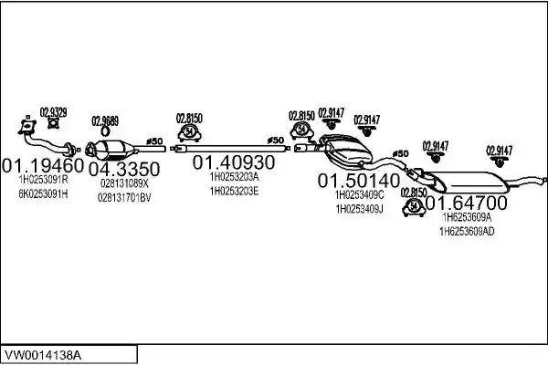 MTS VW0014138A136920