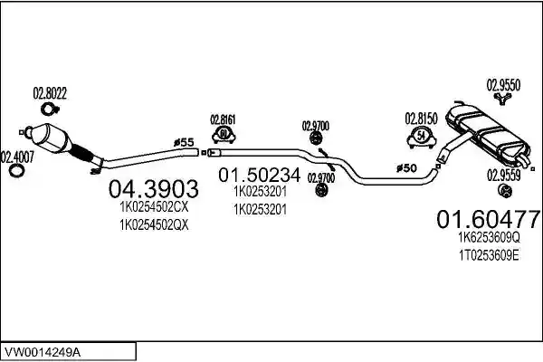 MTS VW0014249A018923