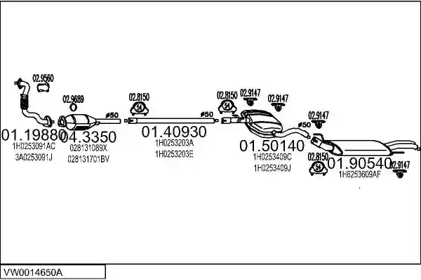 MTS VW0014650A001868