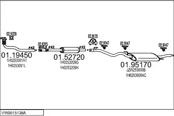 MTS VW0015138A136920