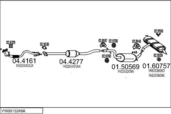 MTS VW0015249A022557