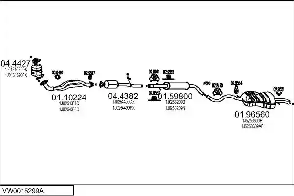 MTS VW0015299A016511