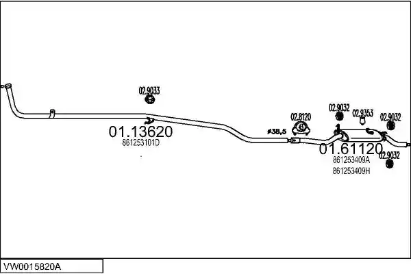 MTS VW0015820A001592