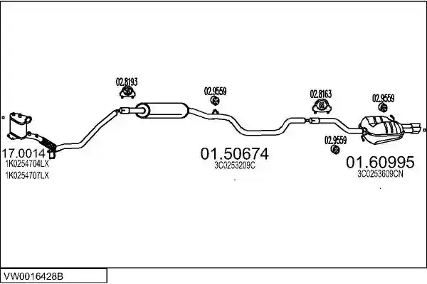 MTS VW0016428B028285