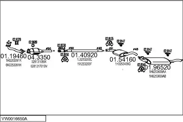 MTS VW0016650A001866