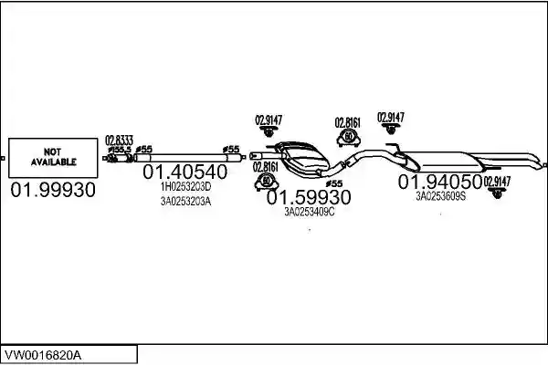 MTS VW0016820A005276