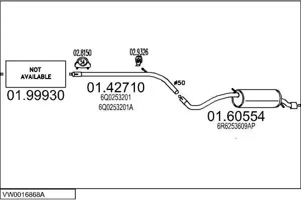MTS VW0016868A133523