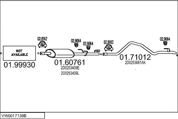 MTS VW0017139B016130