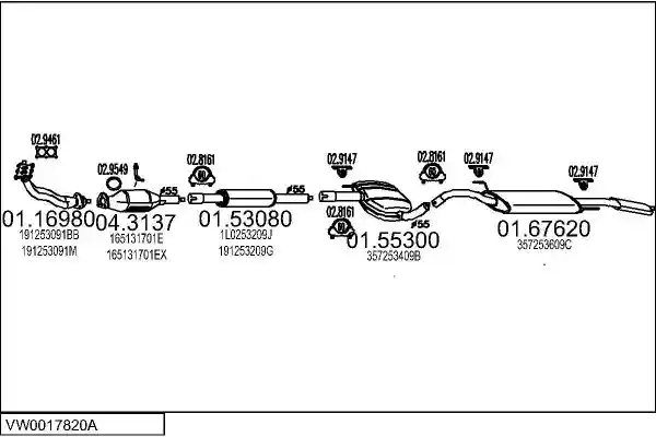 MTS VW0017820A006262