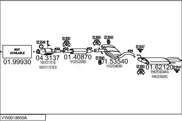 MTS VW0018650A001877