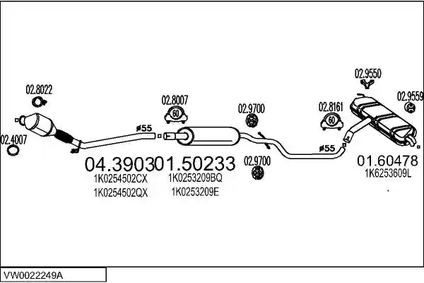 MTS VW0022249A018393