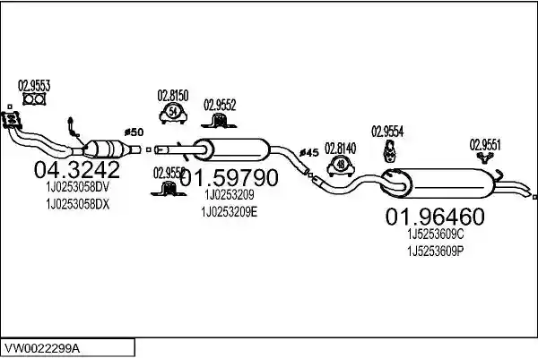 MTS VW0022299A010000