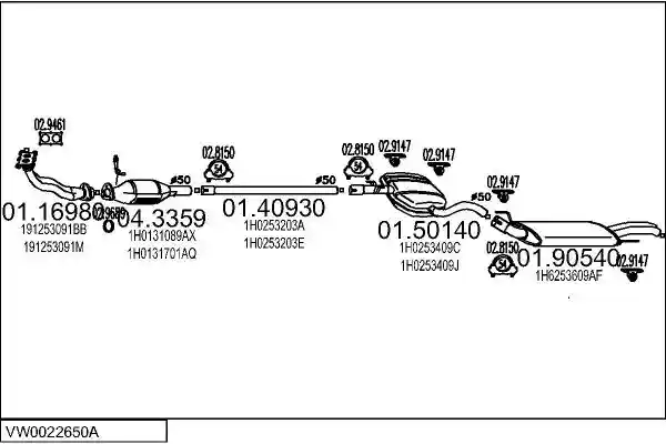 MTS VW0022650A003936