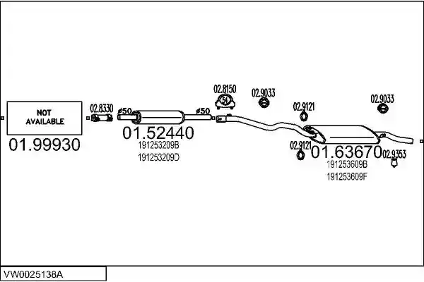 MTS VW0025138A132486