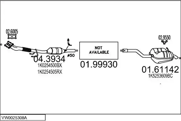 MTS VW0025308A006055