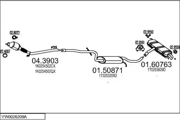 MTS VW0026209A017770 MTS VW0026209A017770