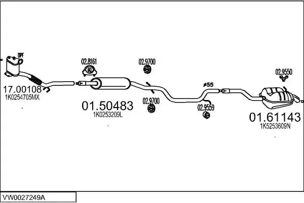 MTS VW0027249A022555