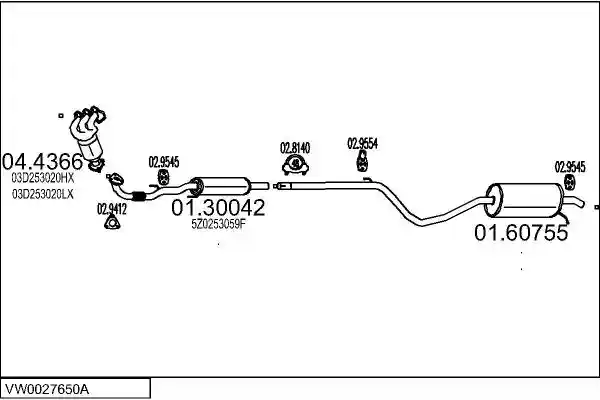 MTS VW0027650A018608