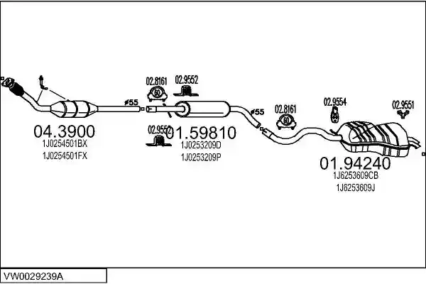 MTS VW0029239A014238