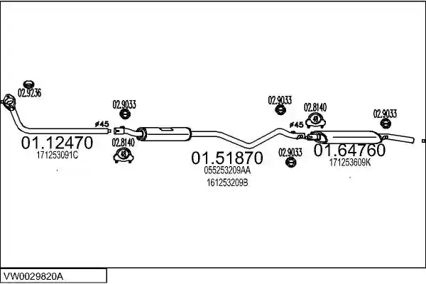 MTS VW0029820A001633