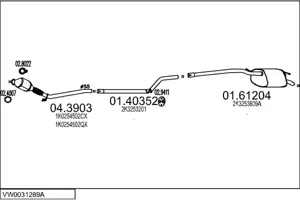 MTS VW0031289A017809
