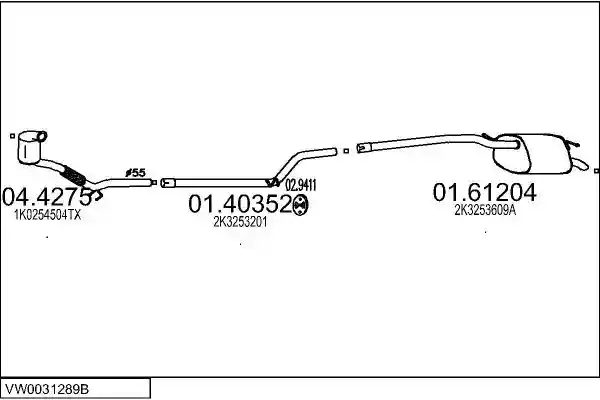 MTS VW0031289B017809