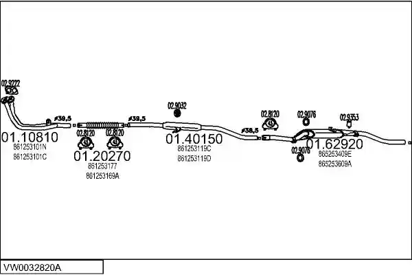 MTS VW0032820A001598