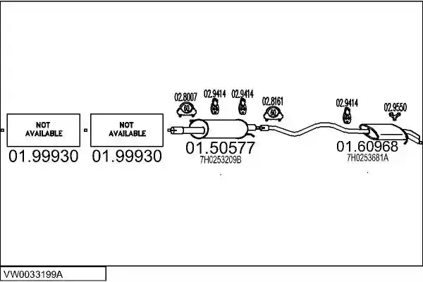 MTS VW0033199A019629