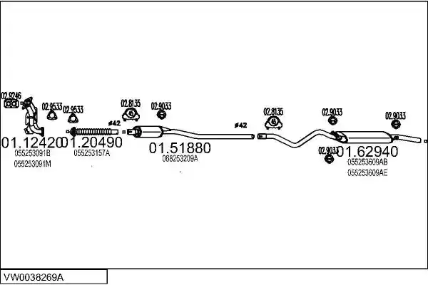 MTS VW0038269A001629