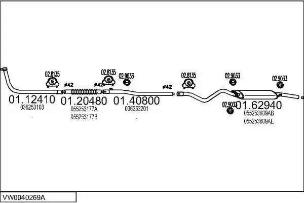MTS VW0040269A001612