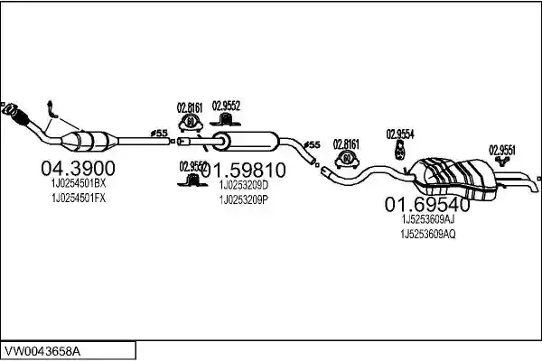 MTS VW0043658A017046