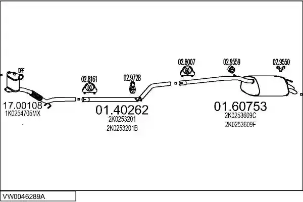 MTS VW0046289A017810
